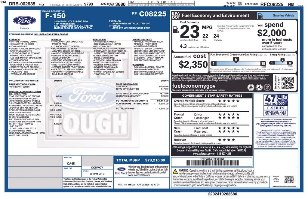 2024 Ford F-150 King Ranch