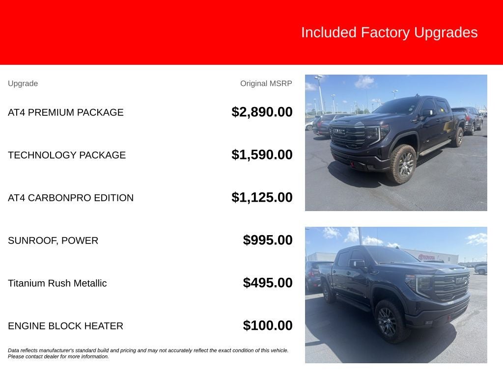 2022 GMC Sierra 1500 AT4