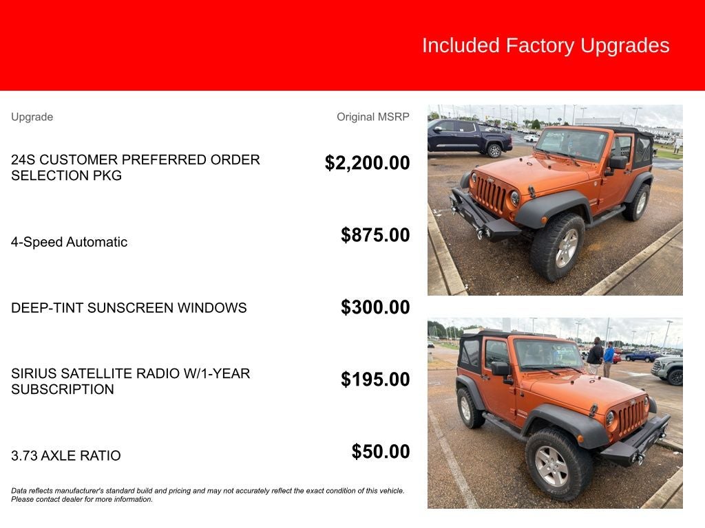 2011 Jeep Wrangler Sport