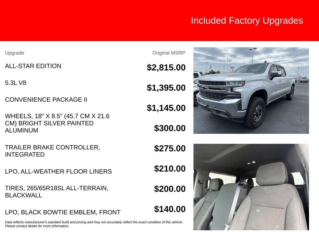 2020 Chevrolet Silverado 1500 LT