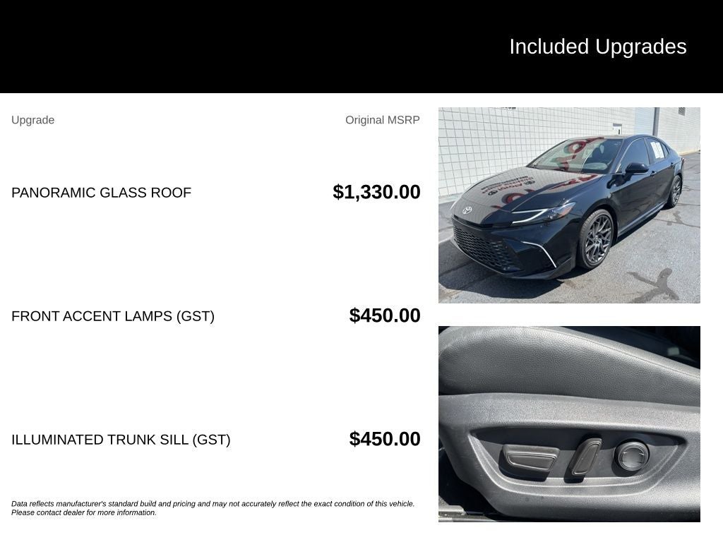 2025 Toyota Camry XSE