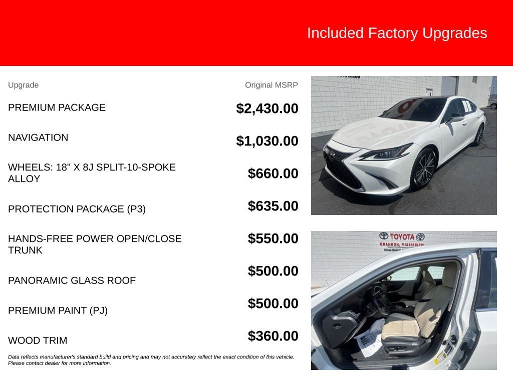 2023 Lexus ES 350