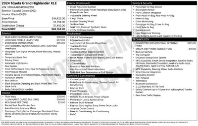 2024 Toyota Grand Highlander XLE