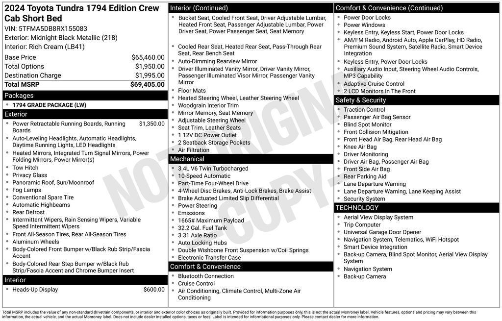 2024 Toyota Tundra 1794