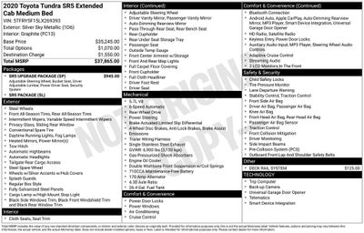 2020 Toyota Tundra SR5