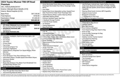 2024 Toyota 4Runner TRD Off-Road Premium