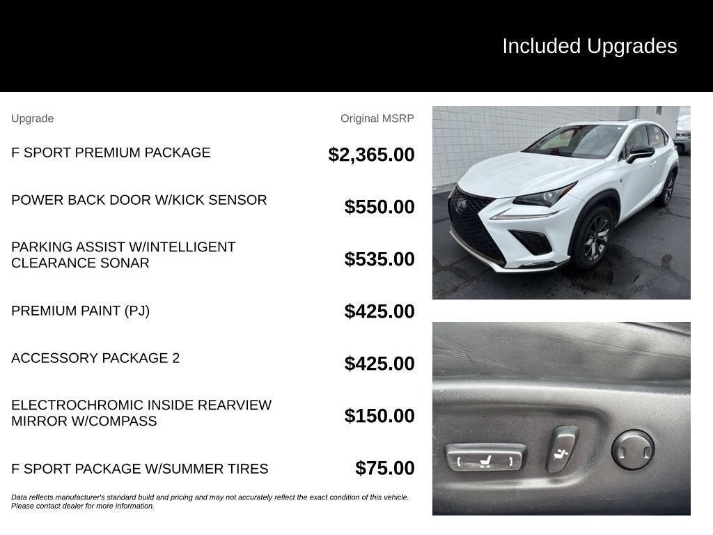 2021 Lexus NX 300 F Sport