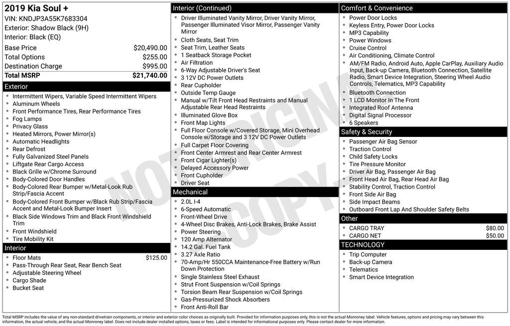 2019 Kia Soul Plus