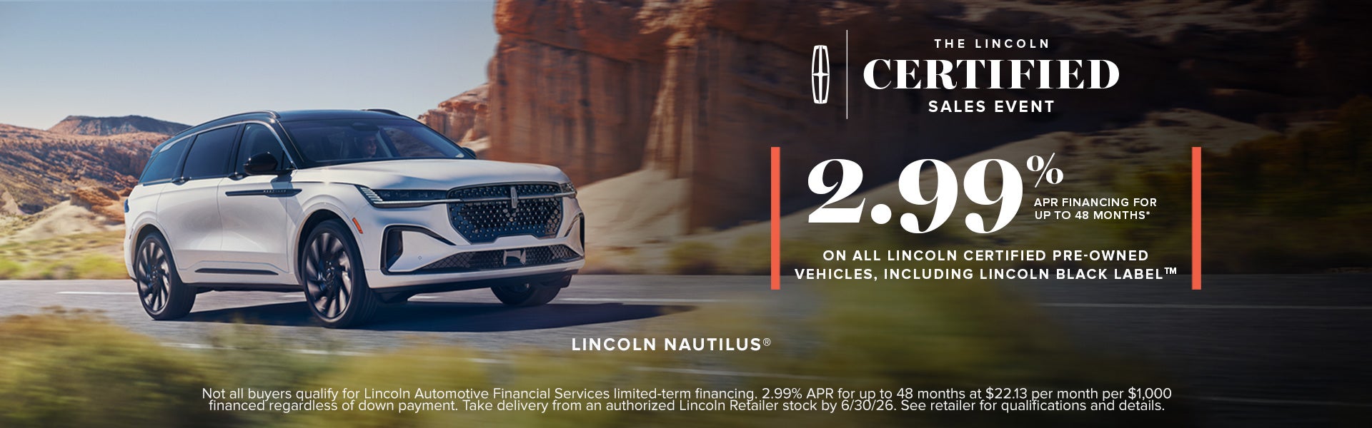 The Lincoln Certified Sale Event 