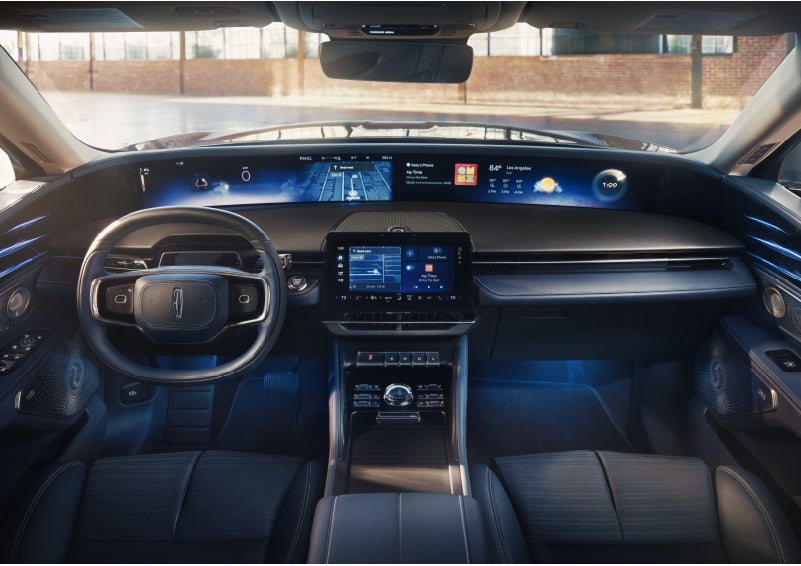 The panoramic display is shown in a 2026 Lincoln Nautilus® SUV. | Gray-Daniels Lincoln in Brandon MS
