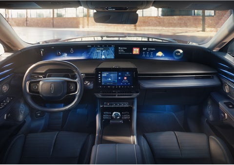 The panoramic display is shown in a 2026 Lincoln Nautilus® SUV. | Gray-Daniels Lincoln in Brandon MS