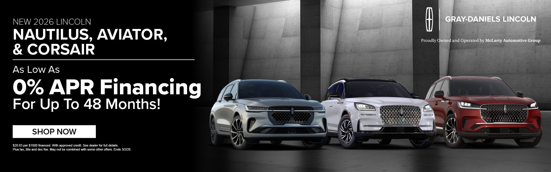 0% APR Financing For Up to 48 Months!