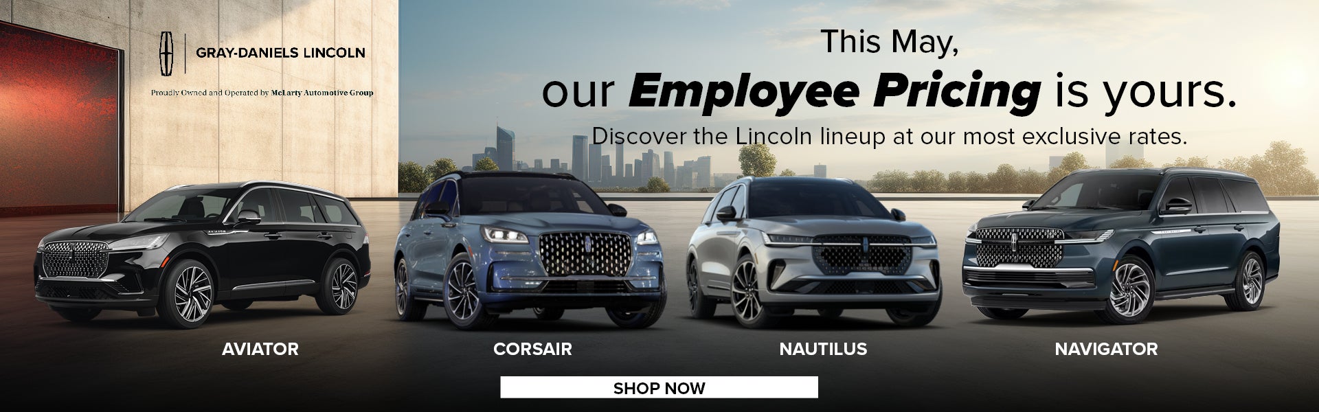 This May, Our Employee Pricing is Yours.
