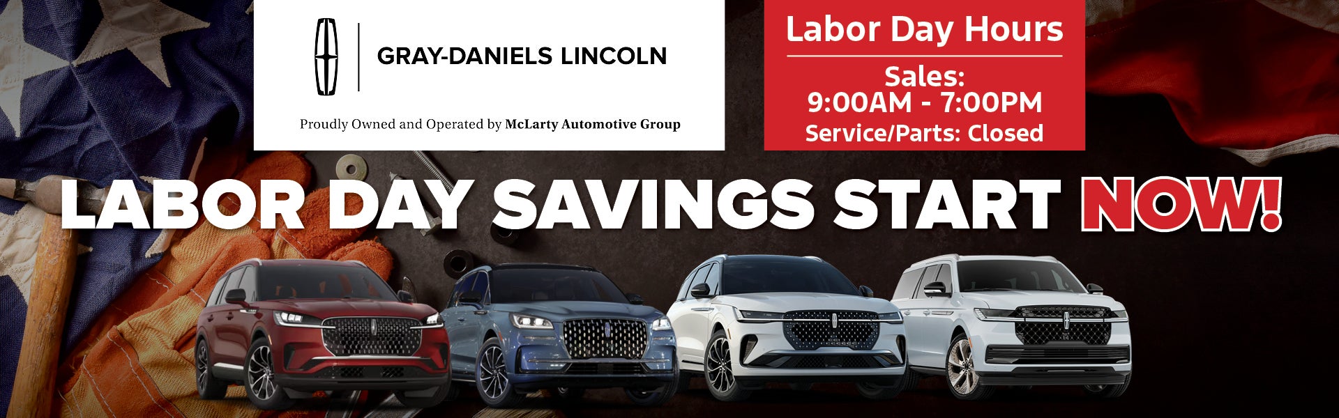 Labor Day Savings Start Now 